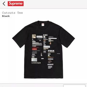Supreme Cutouts Tee Medium Sold